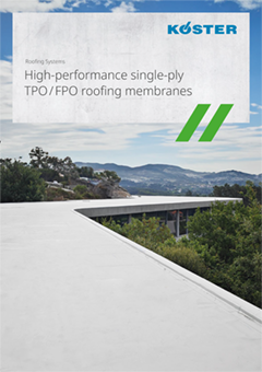 Hidroizolacija ravnih krovova TPO membranana