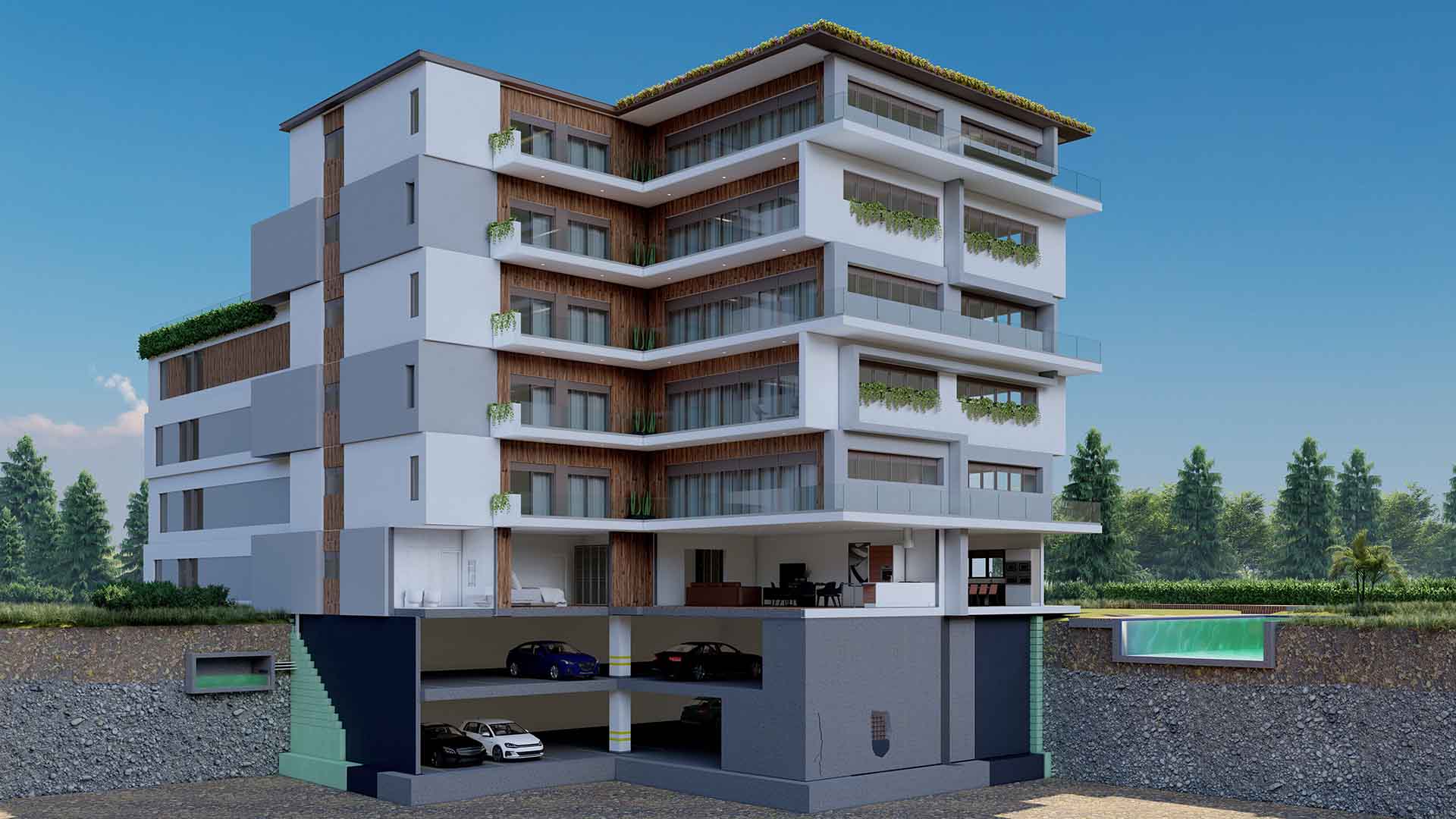 The K&Ouml;STER building: Waterproofing from basement to roof