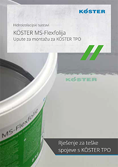 K&Ouml;STER MS-Flexfolija Upute za montažu za K&Ouml;STER TPO