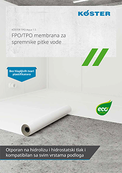 FPO/TPO membrana za spremnike pitke vode