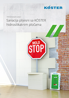 Sanacija plijesni i vlage uz pomoć K&Ouml;STER Hidrosilikatnih ploča