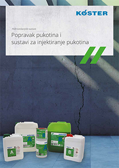 Popravak pukotina i
sustavi za injektiranje pukotina